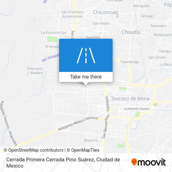 Cerrada Primera Cerrada Pino Suárez map