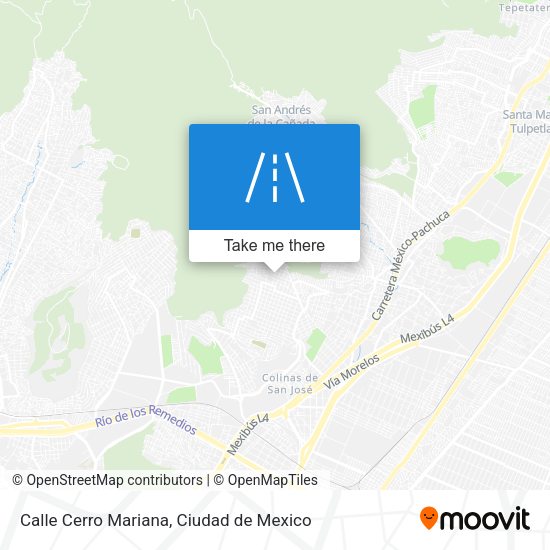 Calle Cerro Mariana map
