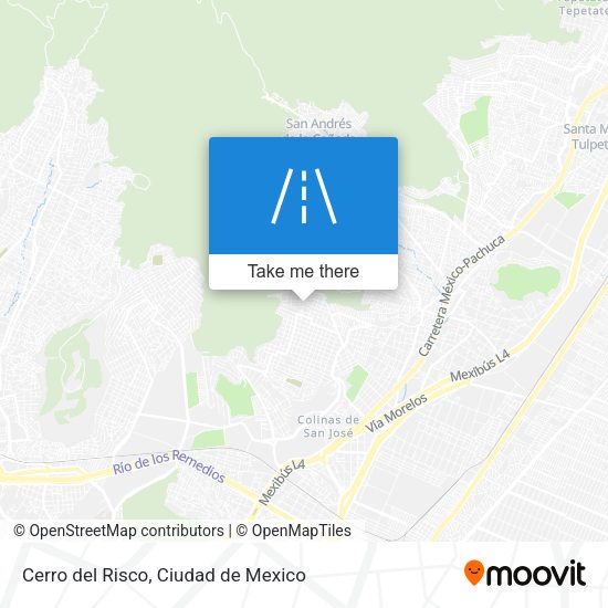 Cerro del Risco map