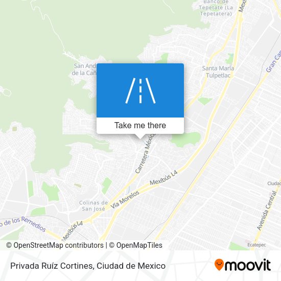 Privada Ruíz Cortines map