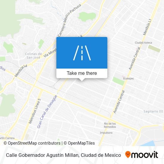 Calle Gobernador Agustín Millan map