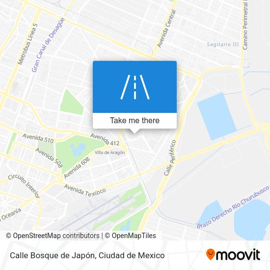 Calle Bosque de Japón map
