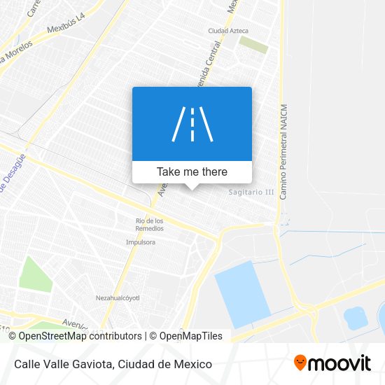 Calle Valle Gaviota map
