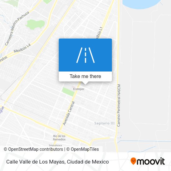 Calle Valle de Los Mayas map