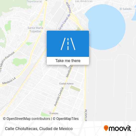 Calle Cholultecas map