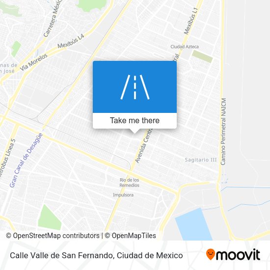 Calle Valle de San Fernando map