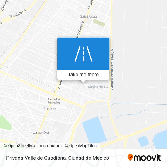 Mapa de Privada Valle de Guadiana