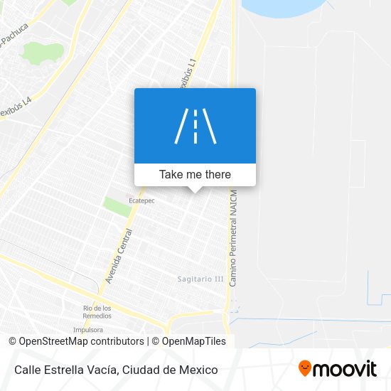 Mapa de Calle Estrella Vacía