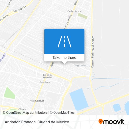 Andador Granada map