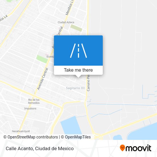 Mapa de Calle Acanto