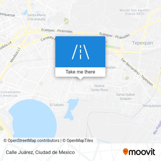 Mapa de Calle Juárez