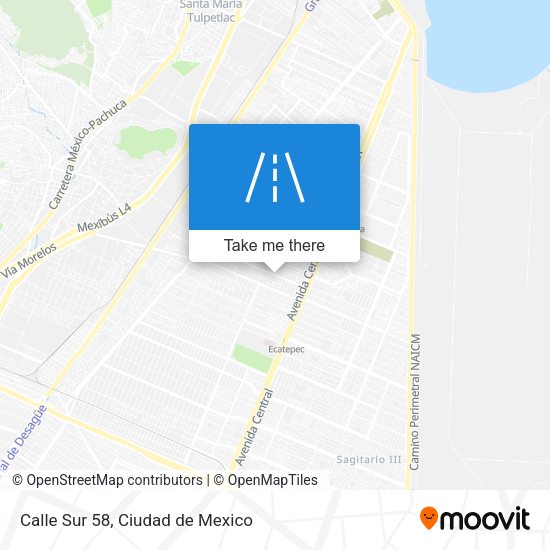 Calle Sur 58 map