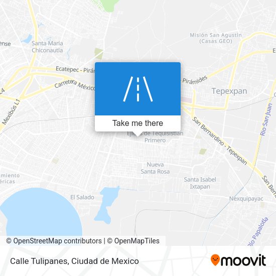 Calle Tulipanes map