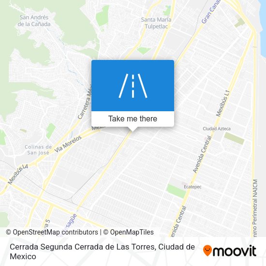 Cerrada Segunda Cerrada de Las Torres map