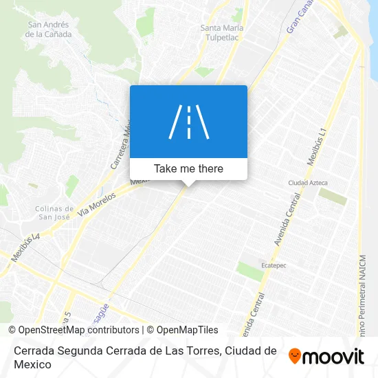 Cerrada Segunda Cerrada de Las Torres map