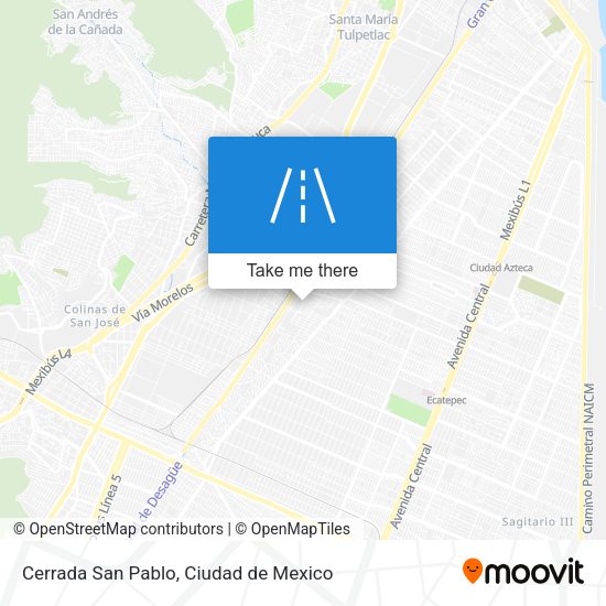Cerrada San Pablo map