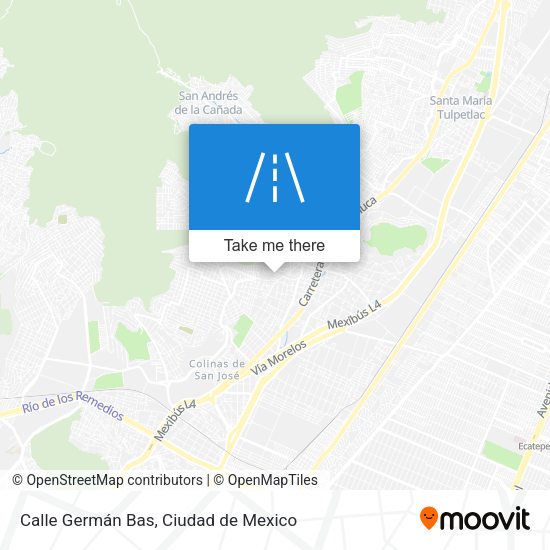 Calle Germán Bas map