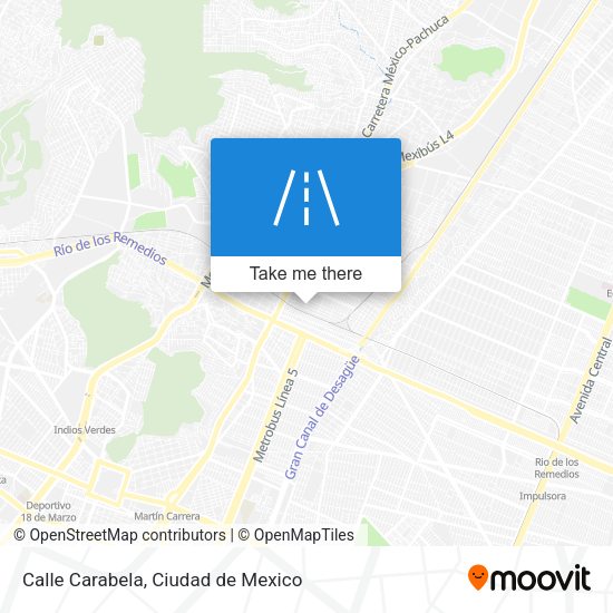 Calle Carabela map