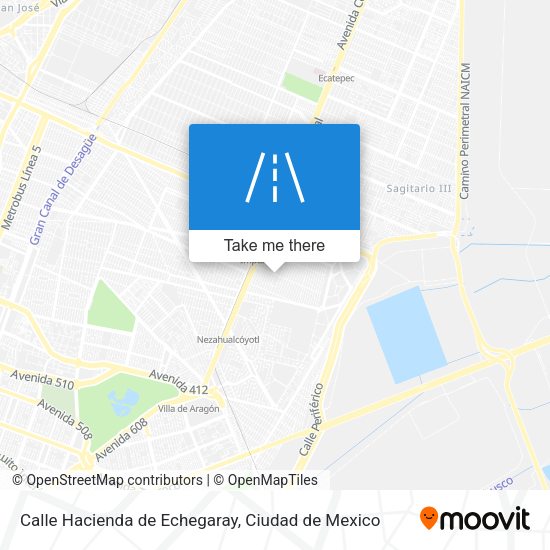 Calle Hacienda de Echegaray map