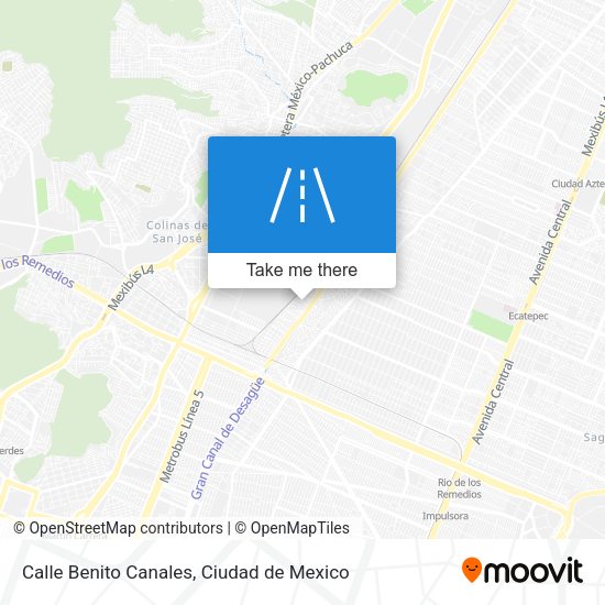 Calle Benito Canales map