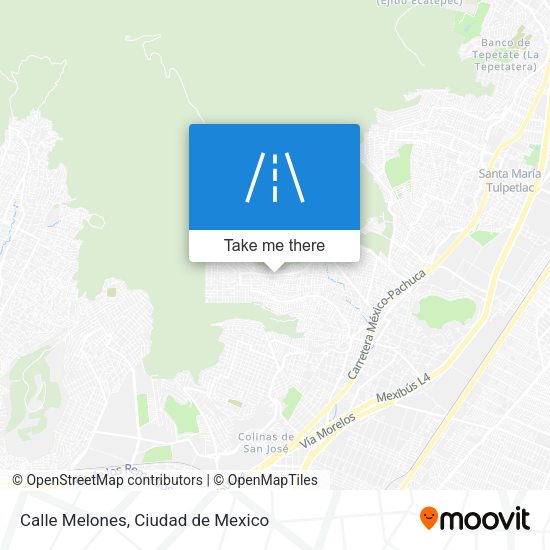 Mapa de Calle Melones