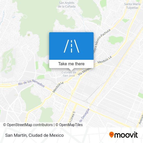 San Martín map