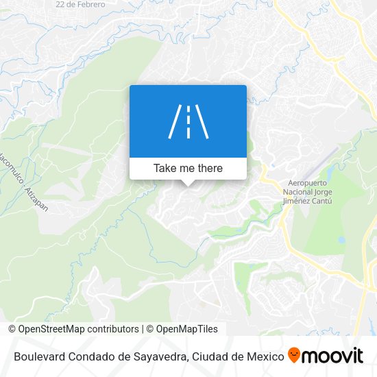 Mapa de Boulevard Condado de Sayavedra