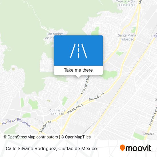Mapa de Calle Silvano Rodríguez