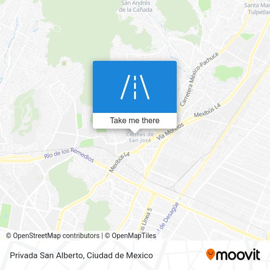 Privada San Alberto map