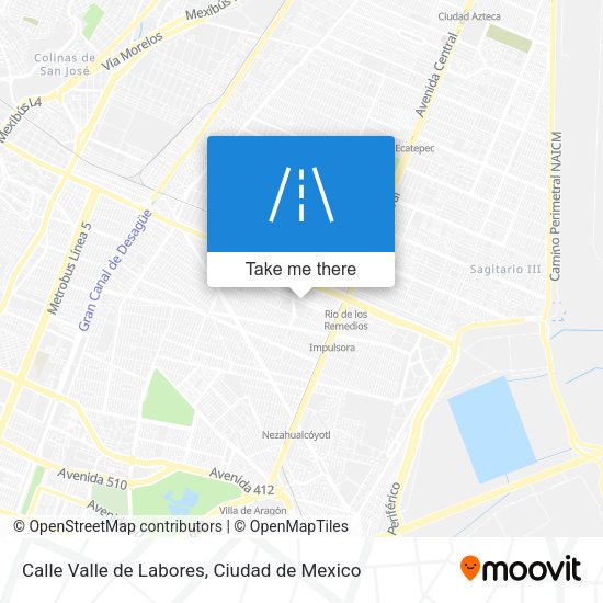 Calle Valle de Labores map
