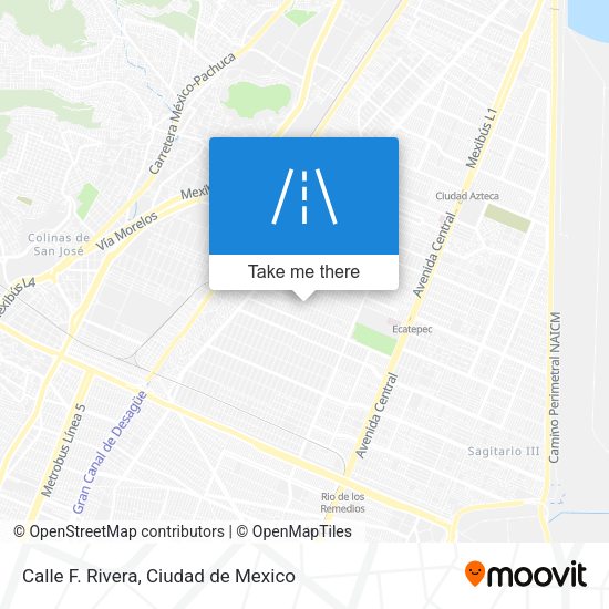 Mapa de Calle F. Rivera