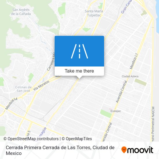 Cerrada Primera Cerrada de Las Torres map