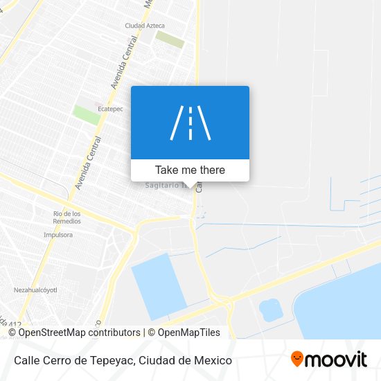 Mapa de Calle Cerro de Tepeyac