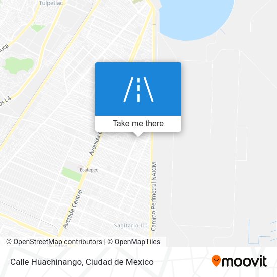 Mapa de Calle Huachinango