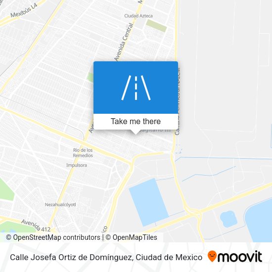 Calle Josefa Ortiz de Domínguez map