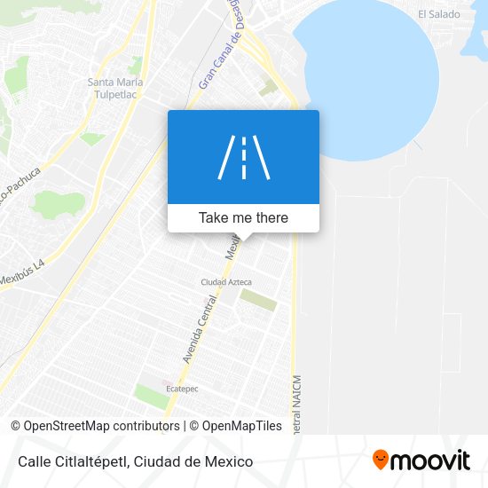 Calle Citlaltépetl map