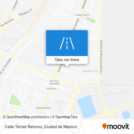 Calle Tercer Retorno map