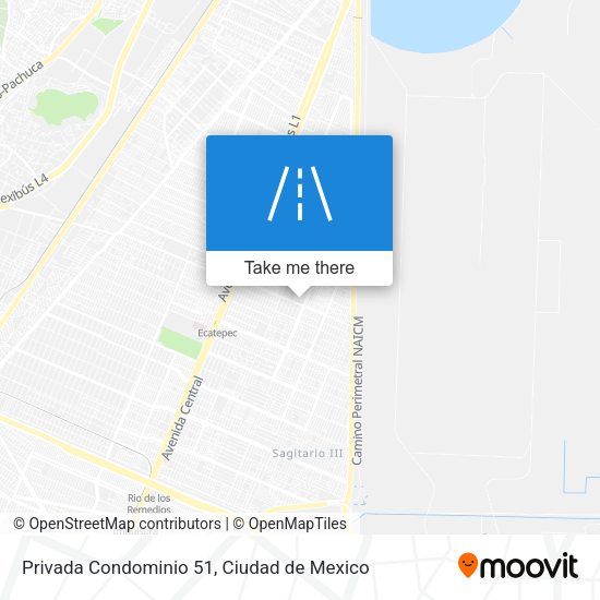 Privada Condominio 51 map