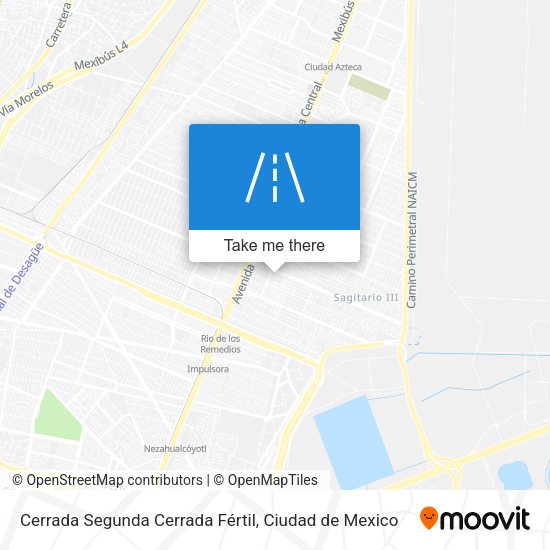 Cerrada Segunda Cerrada Fértil map