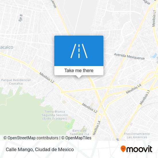 Mapa de Calle Mango