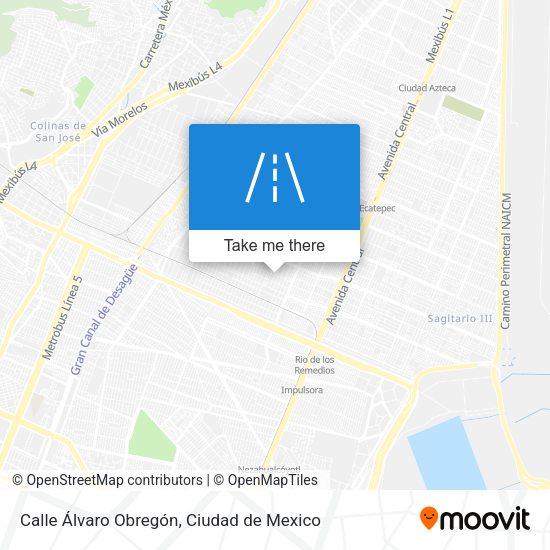 Calle Álvaro Obregón map