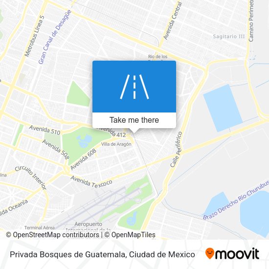 Mapa de Privada Bosques de Guatemala