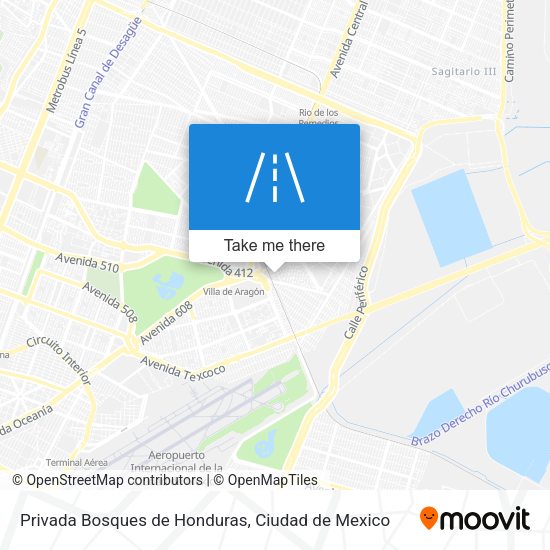 Privada Bosques de Honduras map