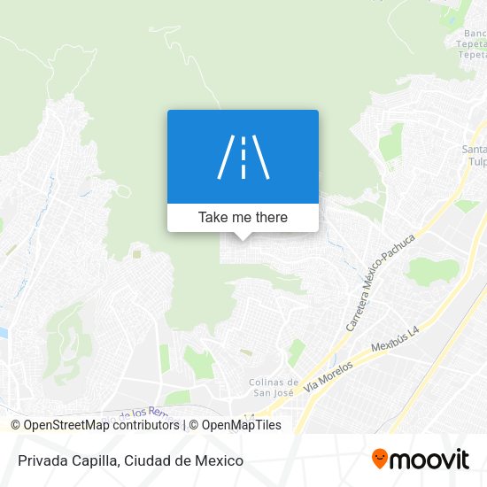 Privada Capilla map