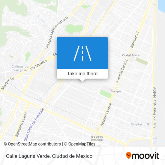 Calle Laguna Verde map