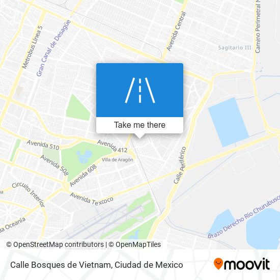 Mapa de Calle Bosques de Vietnam