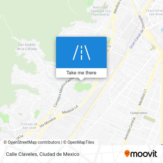 Calle Claveles map