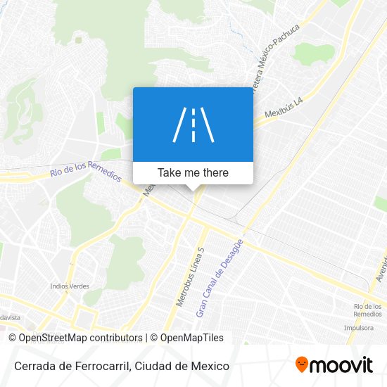 Cerrada de Ferrocarril map