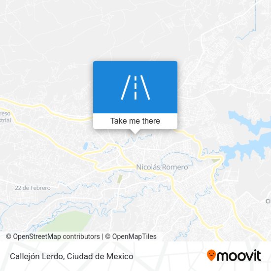 Callejón Lerdo map