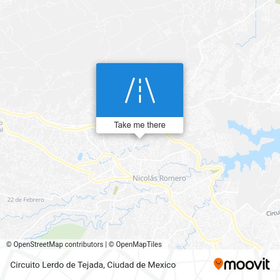 Mapa de Circuito Lerdo de Tejada